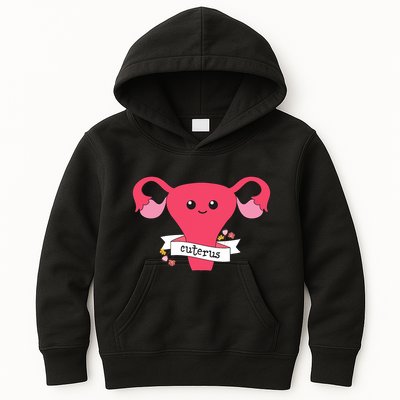 Cuterus Uterus Feminist Lgbt Feminism Kids Hoodie