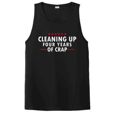 Cleaning Up Four Years Of Crap Funny Trump Garbage Truck PosiCharge Competitor Tank