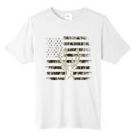 Camo Usa Flag Deer Elk Buck Camoflage Hunting Hunter Tall Fusion ChromaSoft Performance T-Shirt