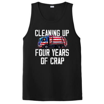 Cleaning Up Four Years Of Crap Funny Trump Garbage PosiCharge Competitor Tank