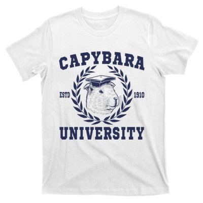 Capybara University Funny Capybara Meme Lover T-Shirt