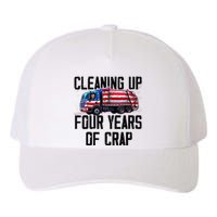 Cleaning Up Four Years Of Crap Funny Trump Garbage Truck Yupoong Adult 5-Panel Trucker Hat