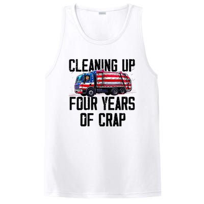 Cleaning Up Four Years Of Crap Funny Trump Garbage Truck PosiCharge Competitor Tank