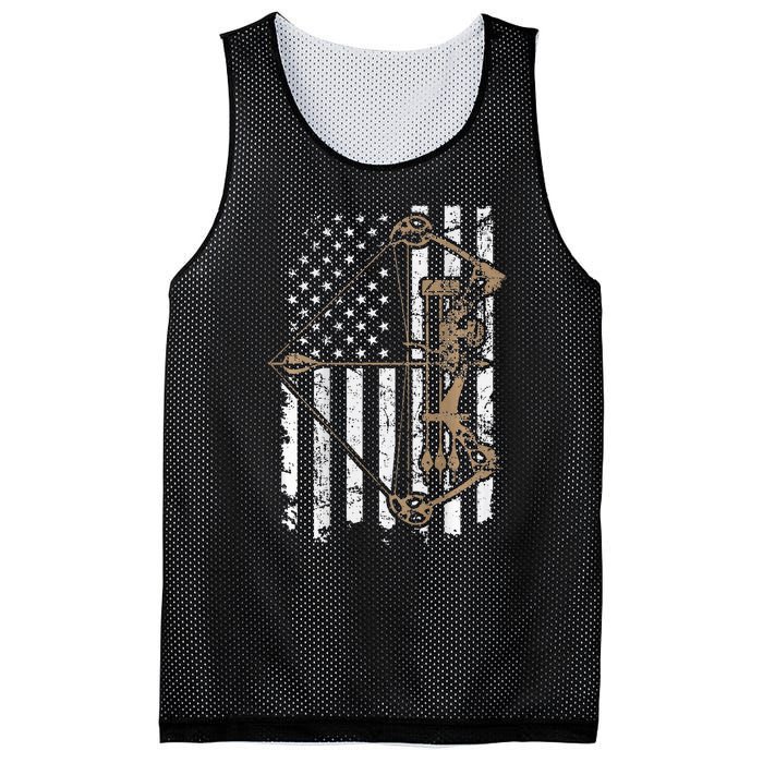 Camo Usa Flag Archery Compound Bow Bow Hunter Mesh Reversible Basketball Jersey Tank