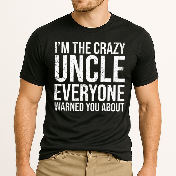 Crazy Uncle Funny Uncle Cooling Performance Crew T-Shirt