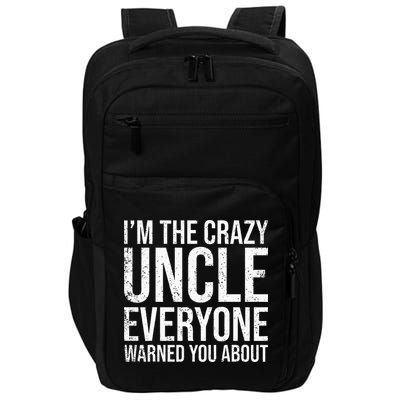 Crazy Uncle Funny Uncle Impact Tech Backpack