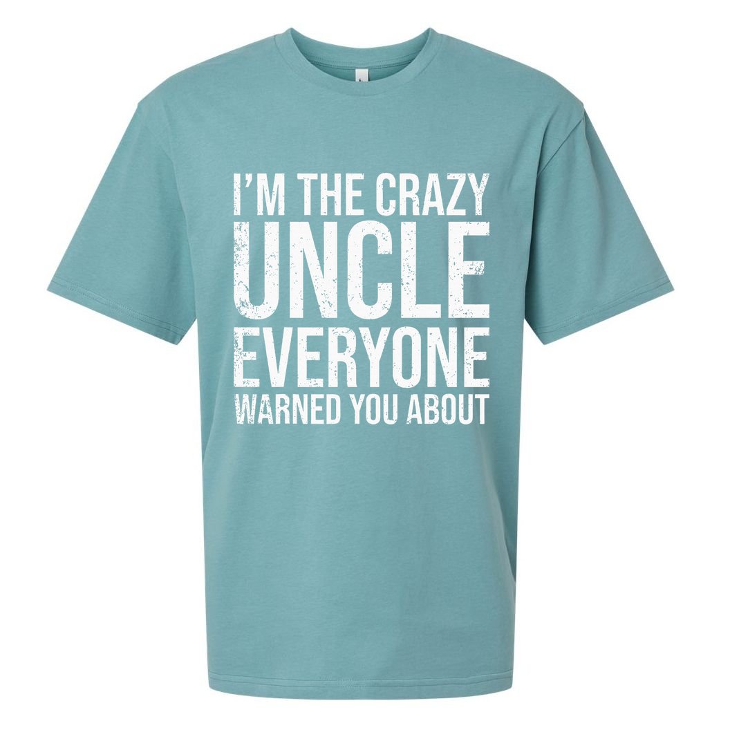 Crazy Uncle Funny Uncle Sueded Cloud Jersey T-Shirt