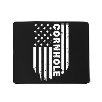 Cornhole Us Flag Mousepad