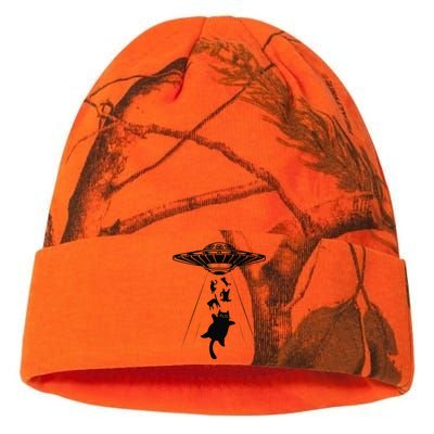 Cat UFO Funny Alien Kati Licensed 12" Camo Beanie