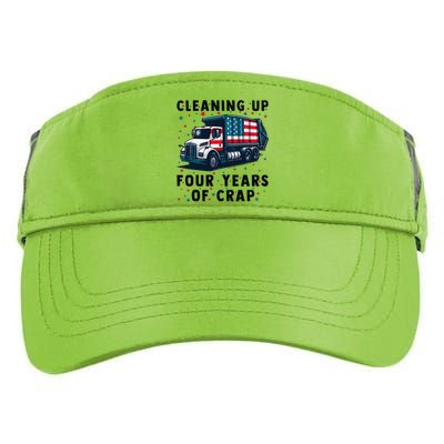 Cleaning Up Four Years Of Crap Trump Garbage Truck Adult Drive Performance Visor