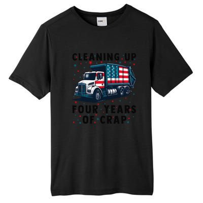 Cleaning Up Four Years Of Crap Trump Garbage Truck Tall Fusion ChromaSoft Performance T-Shirt