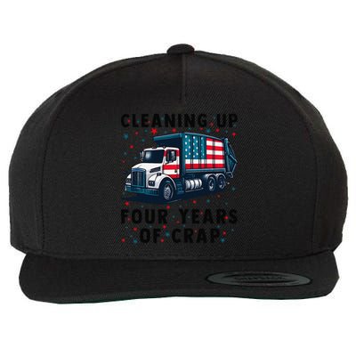 Cleaning Up Four Years Of Crap Trump Garbage Truck Wool Snapback Cap