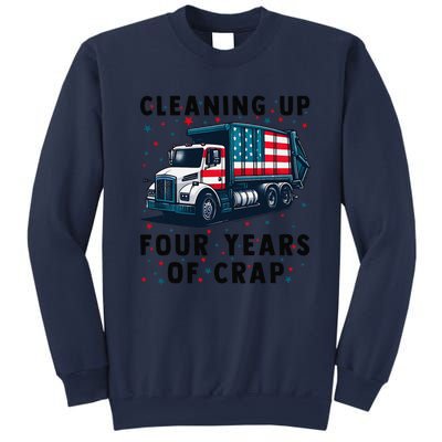 Cleaning Up Four Years Of Crap Trump Garbage Truck Sweatshirt