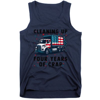 Cleaning Up Four Years Of Crap Trump Garbage Truck Tank Top