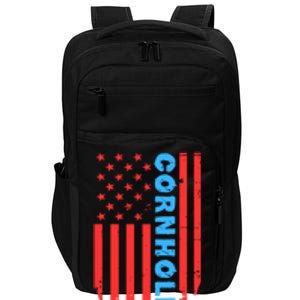 Cornhole Us Flag Impact Tech Backpack