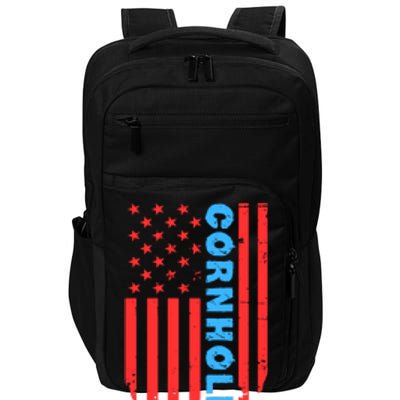 Cornhole Us Flag Impact Tech Backpack