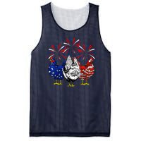 Chicken Usa Flag Patriotic Lover 4th Of July Mesh Reversible Basketball Jersey Tank