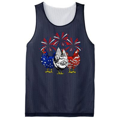 Chicken Usa Flag Patriotic Lover 4th Of July Mesh Reversible Basketball Jersey Tank