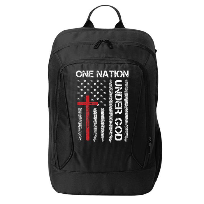 Christian USA Flag Christian Faith Family City Backpack