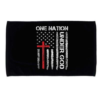 Christian USA Flag Christian Faith Family Microfiber Hand Towel