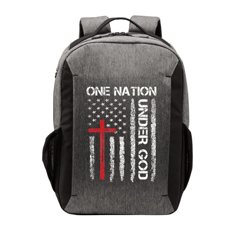 Christian USA Flag Christian Faith Family Vector Backpack