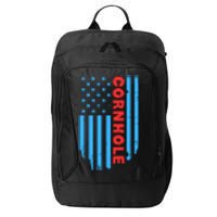 Cornhole Us Flag City Backpack