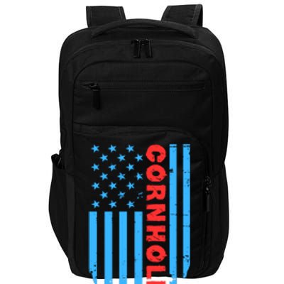 Cornhole Us Flag Impact Tech Backpack