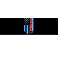 Cornhole Us Flag Bumper Sticker