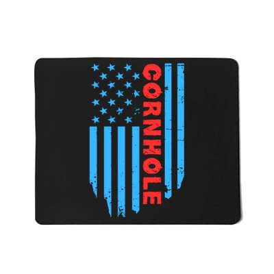 Cornhole Us Flag Mousepad