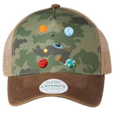 Cosmos Universe Galaxy Planets Earth Solar System Astronaut Meaningful Gift Legacy Tie Dye Trucker Hat