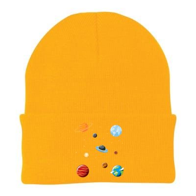 Cosmos Universe Galaxy Planets Earth Solar System Astronaut Meaningful Gift Knit Cap Winter Beanie