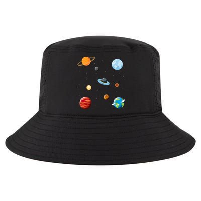 Cosmos Universe Galaxy Planets Earth Solar System Astronaut Meaningful Gift Cool Comfort Performance Bucket Hat