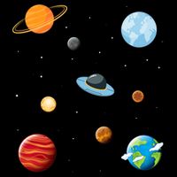 Cosmos Universe Galaxy Planets Earth Solar System Astronaut Meaningful Gift Cooling Performance Crew T-Shirt