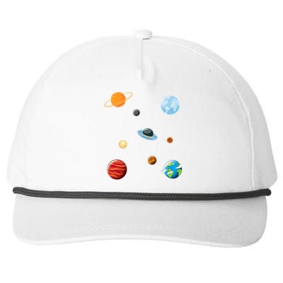 Cosmos Universe Galaxy Planets Earth Solar System Astronaut Meaningful Gift Snapback Five-Panel Rope Hat