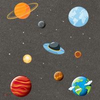 Cosmos Universe Galaxy Planets Earth Solar System Astronaut Meaningful Gift Cotton Canvas Backpack