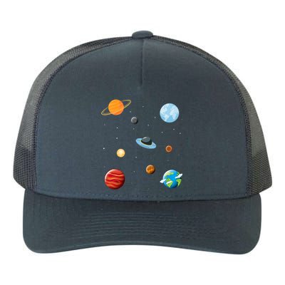 Cosmos Universe Galaxy Planets Earth Solar System Astronaut Meaningful Gift Yupoong Adult 5-Panel Trucker Hat