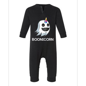 Cute Unicorn Halloween Fun Funny Boonicorn Costume Gift Infant Fleece One Piece