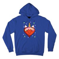 Cute Unicorn Heart Valentines Day Design Gift Hoodie