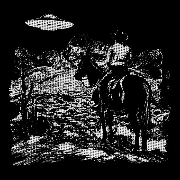 Cowboy Ufo Howdy Partner Cowgirl Western Country Cooling Performance Crew T-Shirt