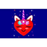 Cute Unicorn Heart Valentines Funny Gift Funny Gift Unicorn Heart Gift Bumper Sticker