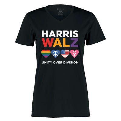 Choose Unity Harris Walz Women's Momentum V-Neck T-Shirt