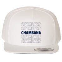 Champaign Urbana Illinois Home State Wool Snapback Cap