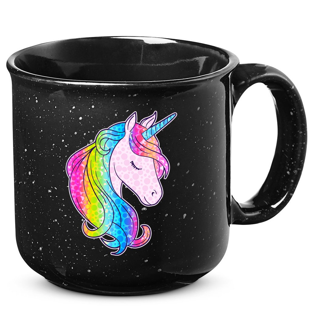 Cute Unicorn International Dot Day Make Your Mark 15oz Campfire Ceramic Mug
