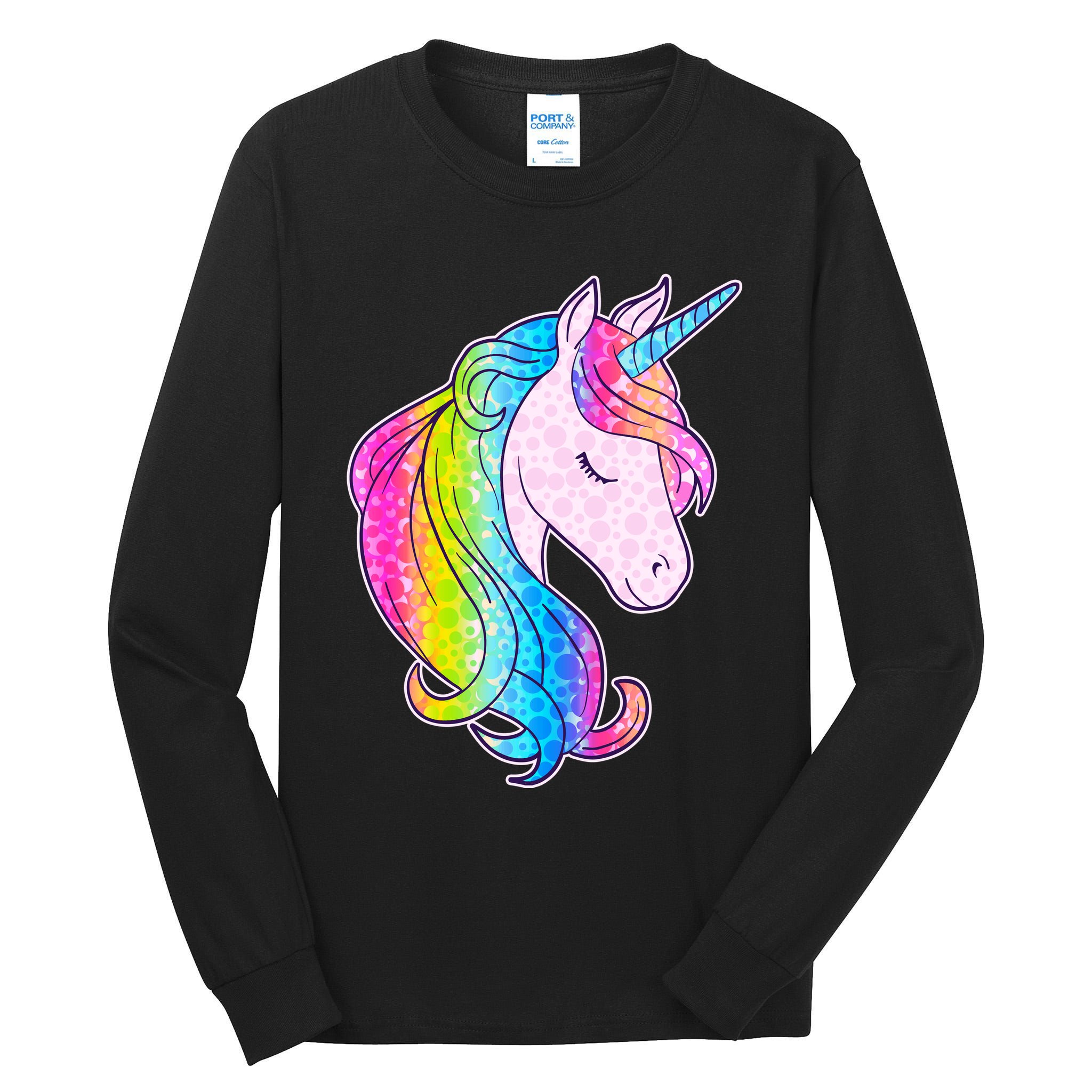 Cute Unicorn International Dot Day Make Your Mark Tall Long Sleeve T-Shirt