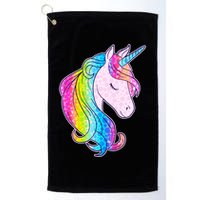 Cute Unicorn International Dot Day Make Your Mark Golf Towel