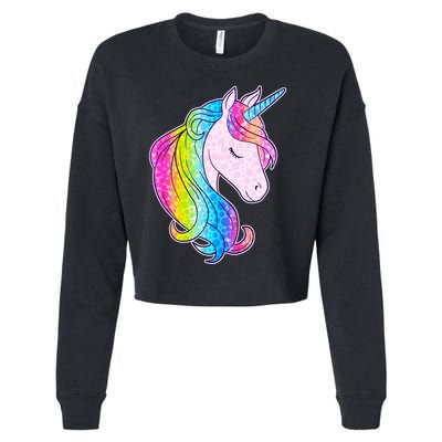 Cute Unicorn International Dot Day Make Your Mark Cropped Pullover Crew