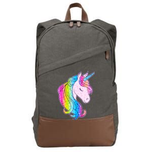 Cute Unicorn International Dot Day Make Your Mark Cotton Canvas Backpack