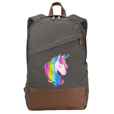Cute Unicorn International Dot Day Make Your Mark Cotton Canvas Backpack