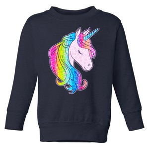 Cute Unicorn International Dot Day Make Your Mark Toddler Sweatshirt