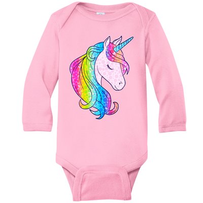 Cute Unicorn International Dot Day Make Your Mark Baby Long Sleeve Bodysuit